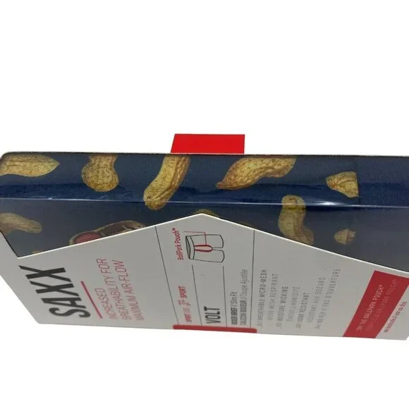 Saxx Volt Boxer Briefs Sz Med Slim Fit Peanuts Football - Picture 4 of 10